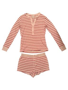 Victoria's Secret Pink & Red Stripe Pyjama Set